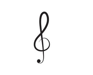 Music note symbols logo and icons