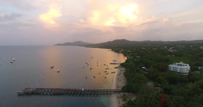 Sunrise over the sea