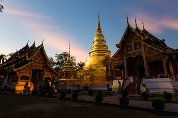 Fototapeta premium temple in chingmai thailand