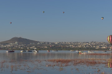 lago en fin de semana 