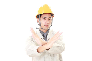 禁止の意思表示をする労働者