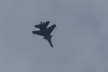 Fighter jet for display in Langkawi, Malaysia