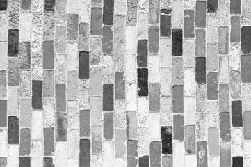 Two-tone brick wall color for vintage decorated as the abstract textured and background