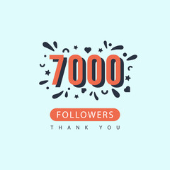 7000 follower thank you