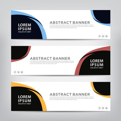 modern design, web banner template, vector illustration