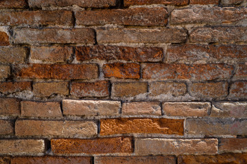 Old worn brick wall texture background. Vintage effect.