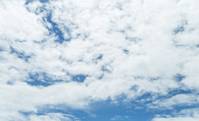 Naklejka premium White clouds, sky background images