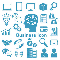 頭脳を中心としたアイコンセット