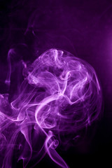 Toxic purple smoke.