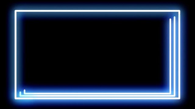 glowing neon lines loop animated still frame background template