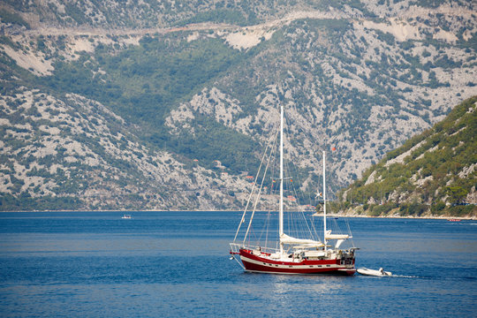Kotor bay boat , Montenegro