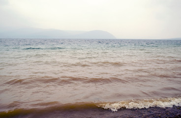 Coast of the Irkutsk reservoir
