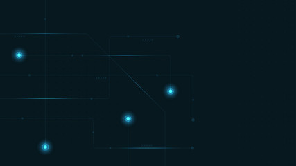 Abstract geometric connect lines and dots.Simple technology graphic background.Illustration Vector design Network and Connection concept.
