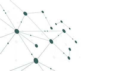Abstract geometric connect lines and dots.Simple technology graphic background.Illustration Vector design Network and Connection concept.