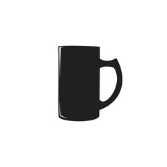 black wine glass for bar or cafe black and white illustrations logo symbol silhouette