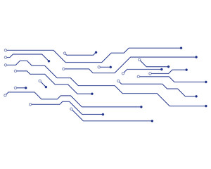 Circuit illustration design vector symbol logo