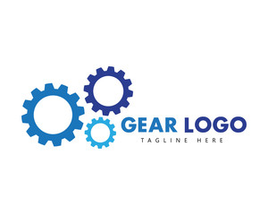 Gear Logo Template vector icon illustration