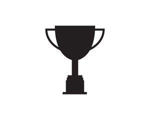 Trophy cup vector icon winner symbol