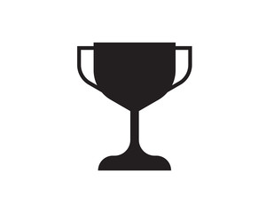 Trophy cup vector icon winner symbol