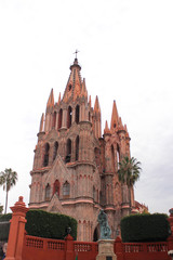 Fototapeta na wymiar Parroquia de San Miguel de Allende 