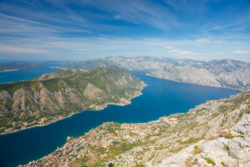 Obraz premium Kotor, Montenegro. Seen from above