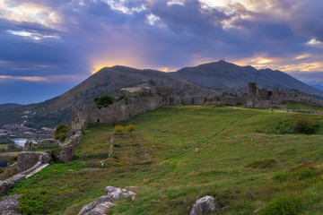 The Ancient Rozafa Castle in Shkoder Albania