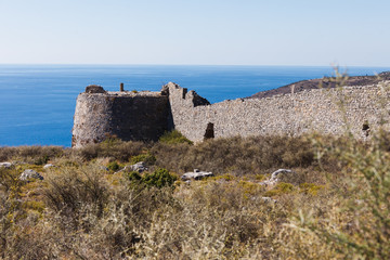 Fototapeta na wymiar Kelefa Castle in Greece