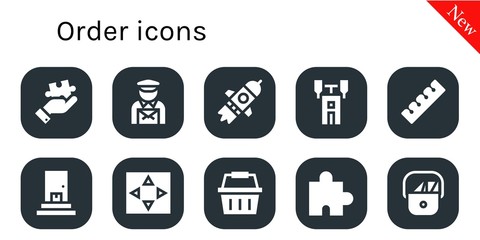 order icon set