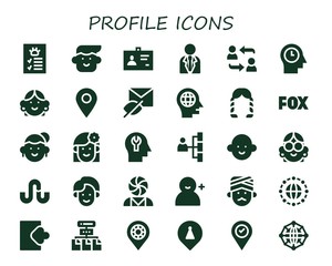profile icon set