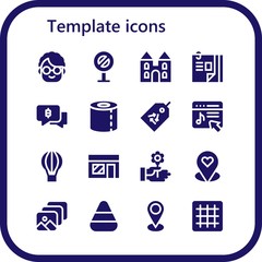 template icon set