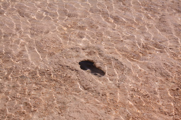 Öffnung unterirdisch