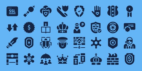 shield icon set