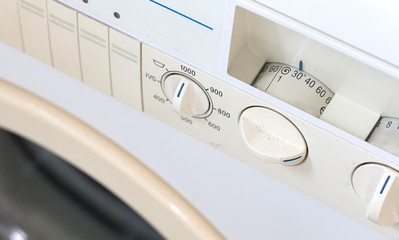 Old dirty washing machine