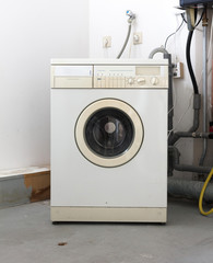 Old dirty washing machine