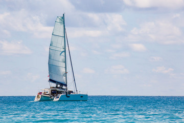 Fototapeta premium Segel Katamaran