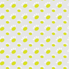 Vector seamless pattern with cat or dog,kitten or puppy footprints. Can be used for wallpaper,fabric, web page background, surface textures.