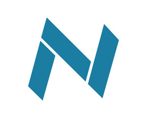 Obraz premium N letter logo icon template 1