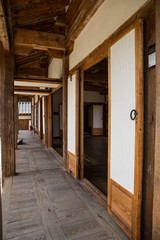 the old articles of Korean traditional houses, Hanok, in Korea