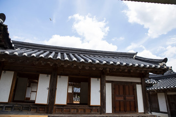 Harmony between Nature and Korean Traditional Houses, Hanok, in Korea