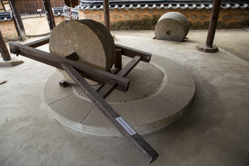 the old articles of Korean traditional houses, Hanok, in Korea