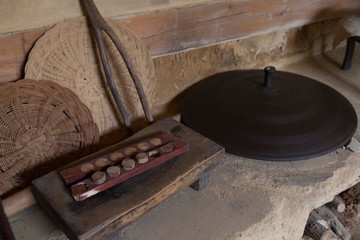 Korea's Old Traditional Kitchen and Food Materials