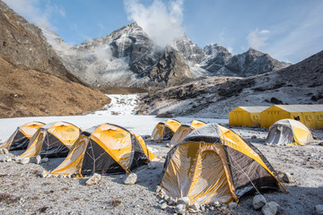 Mount Everest Basecamp Region - obrazy, fototapety, plakaty