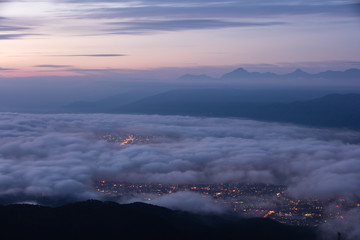 長野県 高ボッチ 雲海