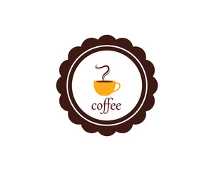 Coffee cup Logo Template vector icon design