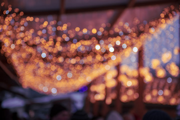 Christmas abstract bokeh