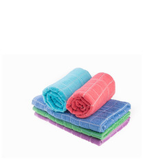 towel or bath towel on a background new.