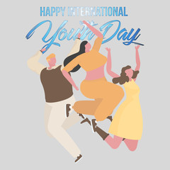 Collection of Happy International Youth Day Celebration