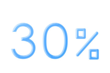 Display of% of simple design. There are color variations. シンプルなデザインの％表示