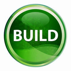 Build Natural Green Round Button