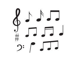 Music note Icon Vector